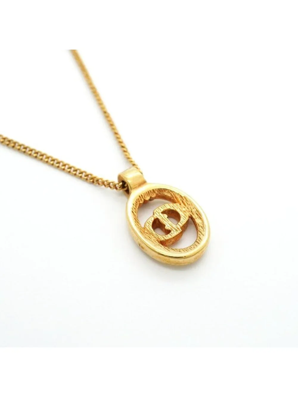 Dior Necklace CD Logo Gold Plated